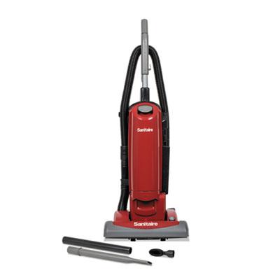 View larger image of FORCE QuietClean Upright Bagged Vacuum, Sealed HEPA, 23 lb, 4.5 qt, Red