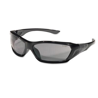 View larger image of ForceFlex Safety Glasses, Black Frame, Gray Lens