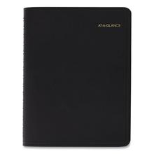 Four-Person Group Daily Appointment Book, 11 x 8, Black Cover, 12-Month (Jan to Dec): 2024