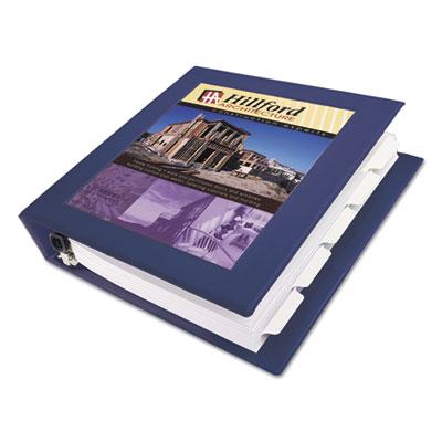 View larger image of Framed View Heavy-Duty Binders, 3 Rings, 1.5" Capacity, 11 x 8.5, Navy Blue