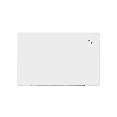 View larger image of Frameless Magnetic Glass Marker Board, 72 x 48, White Surface
