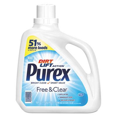 View larger image of Free and Clear Liquid Laundry Detergent, Unscented, 150 oz Bottle, 4/Carton