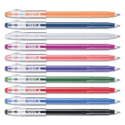 View larger image of FriXion ColorSticks Erasable Stick Gel Pen, 0.7mm, Assorted Ink/Barrel, 10/Pack