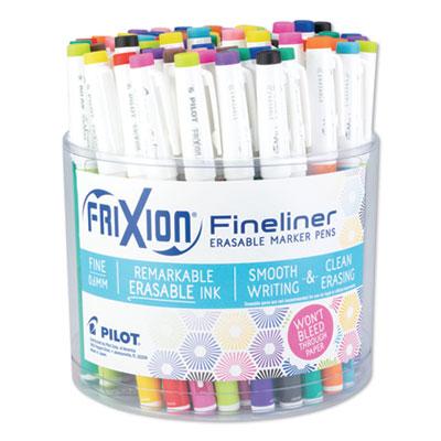View larger image of FriXion Erasable Stick Marker Pen, 0.6 mm, Assorted Ink/Barrel, 72/Tub