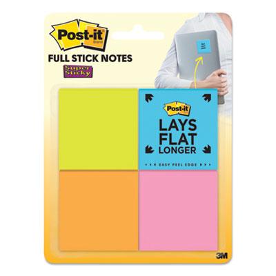 View larger image of Full Stick Notes, 2 X 2, Assorted Rio De Janeiro Colors, 25-Sheet, 8/pack
