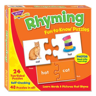 View larger image of Fun To Know Puzzles, Ages 3 And Up, (24) 2-Sided Puzzles