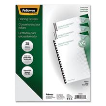 Futura Binding System Covers, Square Corners, 11 x 8 1/2, Frost, 25/Pack