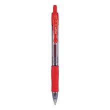 G2 Premium Gel Pen, Retractable, Bold 1 mm, Red Ink, Smoke/Red Barrel, Dozen