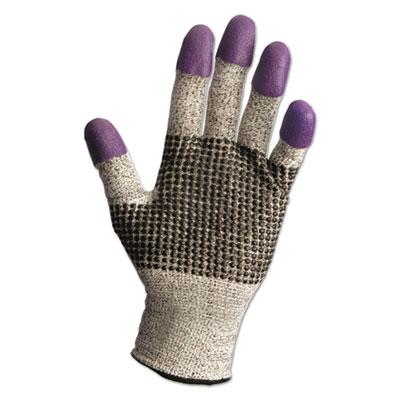 View larger image of G60 Purple Nitrile Gloves, 230 mm Length, Medium/Size 8, Black/White, 12 Pairs/Carton