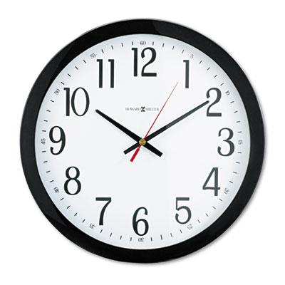 View larger image of Gallery Wall Clock, 16" Overall Diameter, Black Case, 1 AA (sold separately)