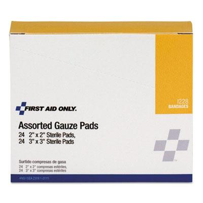 View larger image of Gauze Pads, Sterile, Assorted, 2 X 2; 3 X 3, 48/box