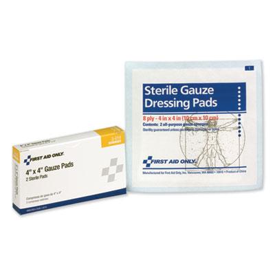 View larger image of Gauze Pads, Sterile, 4 X 4, 2/box