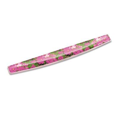 View larger image of Gel Keyboard Wrist Rest w/Microban Protection, 18 9/16 x 2 5/16, Pink Flowers