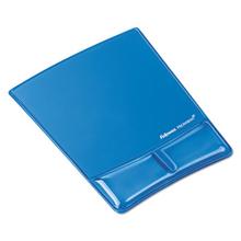 Gel Wrist Support w/Attached Mouse Pad, Blue