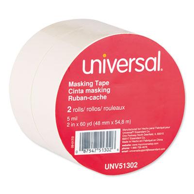 View larger image of General-Purpose Masking Tape, 3" Core, 48 mm x 54.8 m, Beige, 2/Pack