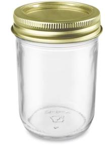 Glass Canning Jar W/Lid, 8 oz, 12 Jars/Case