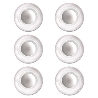 View larger image of Glass Magnets, Large, Clear, 0.45" Diameter, 6/Pack