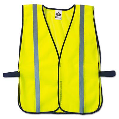 View larger image of GloWear 8020HL Safety Vest, Polyester Mesh, Hook Closure, Lime, One Size Fit All