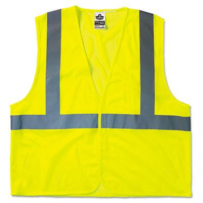 View larger image of GloWear 8210HL Class 2 Economy Vest, Polyester Mesh, Hook Closure, Lime, L/XL