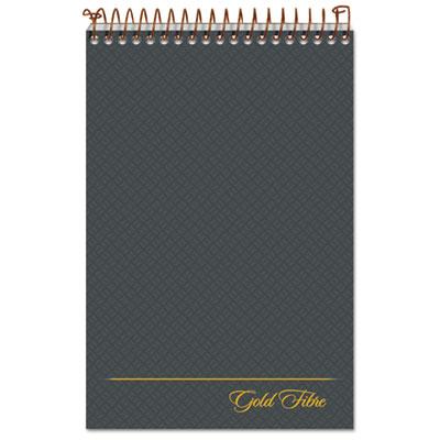 View larger image of Gold Fibre Steno Pads, Gregg Rule, Designer Diamond Pattern Gray/gold Cover, 100 White 6 X 9 Sheets