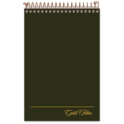View larger image of Gold Fibre Steno Pads, Gregg Rule, Designer Green/gold Cover, 100 White 6 X 9 Sheets