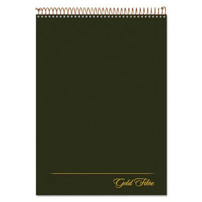 View larger image of Gold Fibre Wirebound Project Notes Pad, Project-Management Format, Green Cover, 70 White 8.5 X 11.75 Sheets