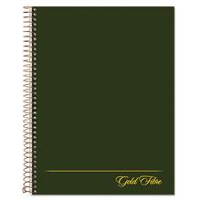 Gold Fibre Wirebound Project Notes Book, 1-Subject, Project-Management Format, Green Cover, (84) 9.5 x 7.25 Sheets