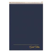 Gold Fibre Wirebound Project Notes Pad, Project-Management Format, Navy Cover, 70 White 8.5 X 11.75 Sheets