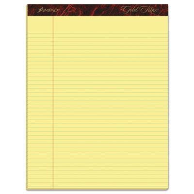 View larger image of Gold Fibre Quality Writing Pads, Narrow Rule, 50 Canary-Yellow 8.5 X 11.75 Sheets, Dozen