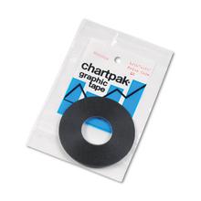 Graphic Chart Tapes, 0.06" x 54 ft, Matte Black