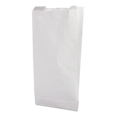 View larger image of Grease-Resistant Single-Serve Bags, 6" x 6.5", White, 2,000/Carton
