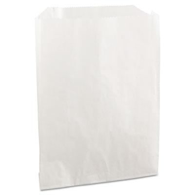View larger image of Grease-Resistant Single-Serve Bags, 6" x 7.25", White, 2,000/Carton