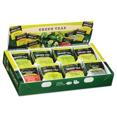View larger image of Green Tea Assortment, Tea Bags, 64/Box, 6 Boxes/Carton