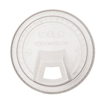 View larger image of GreenStripe Cold Cup Sip Lid, Fits 9-24 oz. Cups, Clear, 1000/Carton