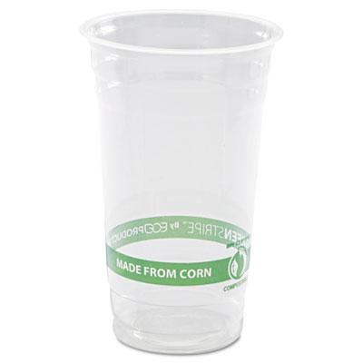 View larger image of GreenStripe Renewable and Compostable Cold Cups - 24 oz, 50/Pack, 20 Packs/Carton