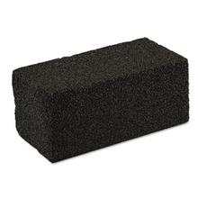 Grill Cleaner, Grill Brick, 4 x 8 x 3.5, Black, 12/Carton