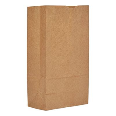 View larger image of Grocery Paper Bags, 5-10 lb Capacity, #12, 7.06" x 4.5" x 13.75", Kraft, 500 Bags