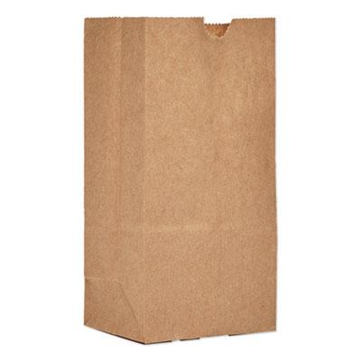 View larger image of Grocery Paper Bags, 30 lb Capacity, #1, 3.5" x 2.38" x 6.88", Kraft, 500 Bags