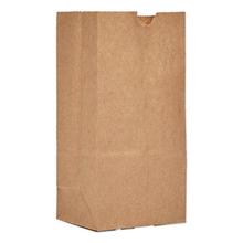 Grocery Paper Bags, 30 lb Capacity, #1, 3.5" x 2.38" x 6.88", Kraft, 500 Bags