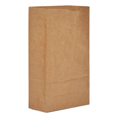 View larger image of Grocery Paper Bags, 35 lb Capacity, #6, 6" x 3.63" x 11.06", Kraft, 2,000 Bags