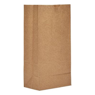 View larger image of Grocery Paper Bags, 35 lb Capacity, #8, 6.13" x 4.17" x 12.44", Kraft, 500 Bags
