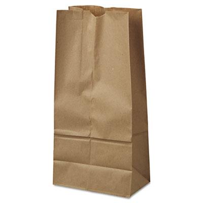 View larger image of Grocery Paper Bags, 40 lb Capacity, #16, 7.75" x 4.81" x 16", Kraft, 500 Bags