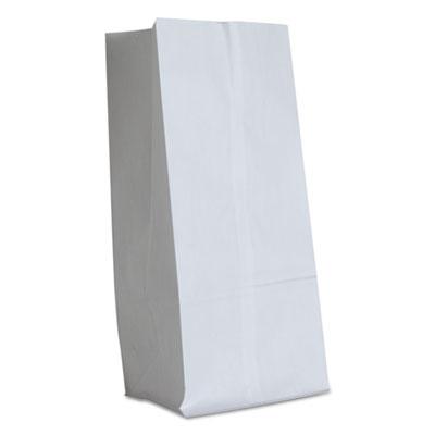 View larger image of Grocery Paper Bags, 40 lb Capacity, #16, 7.75" x 4.81" x 16", White, 500 Bags