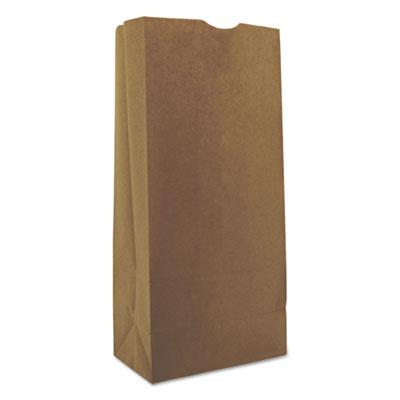 View larger image of Grocery Paper Bags, 40 lb Capacity, #25, 8.25" x 5.25" x 18", Kraft, 500 Bags