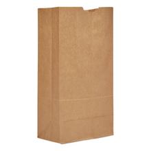 Grocery Paper Bags, 50 lb Capacity, #20, 8.25" x 5.94" x 16.13", Kraft, 500 Bags