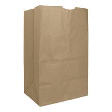 Grocery Paper Bags, 50 lb Capacity, #20 Squat, 8.25" x 5.94" x 13.38", Kraft, 500 Bags