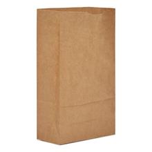 Grocery Paper Bags, 50 lb Capacity, #6, 6" x 3.63" x 11.06", Kraft, 500 Bags