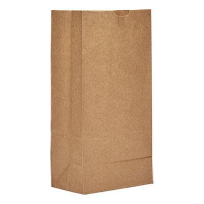 View larger image of Grocery Paper Bags, 50 lb Capacity, #8, 6.13" x 4.13" x 12.44", Kraft, 500 Bags