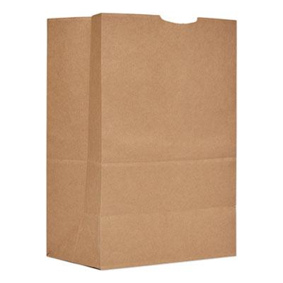View larger image of Grocery Paper Bags, 52 lb Capacity, 1/6 BBL, 12" x 7" x 17", Kraft, 500 Bags