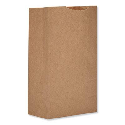 View larger image of Grocery Paper Bags, 52 lb Capacity, #2, 4.06" x 2.68" x 8.12", Kraft, 250 Bags/Bundle, 2 Bundles